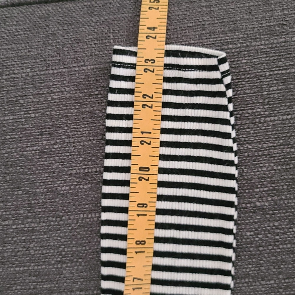 ZARA GIRLS Mock Neck Striped Long Sleeve Shirt 13 14 Ribbed Top Tee Stretchy - Picture 9 of 13